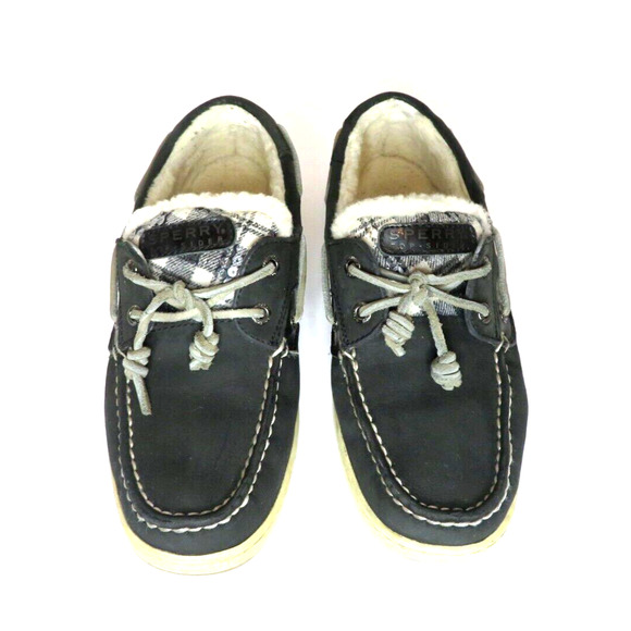 Sperry Top-Sider Womens 2 Eye Sheep Fur Lined Boat Loafers Shoes 9174293 Size 7 - Picture 6 of 10
